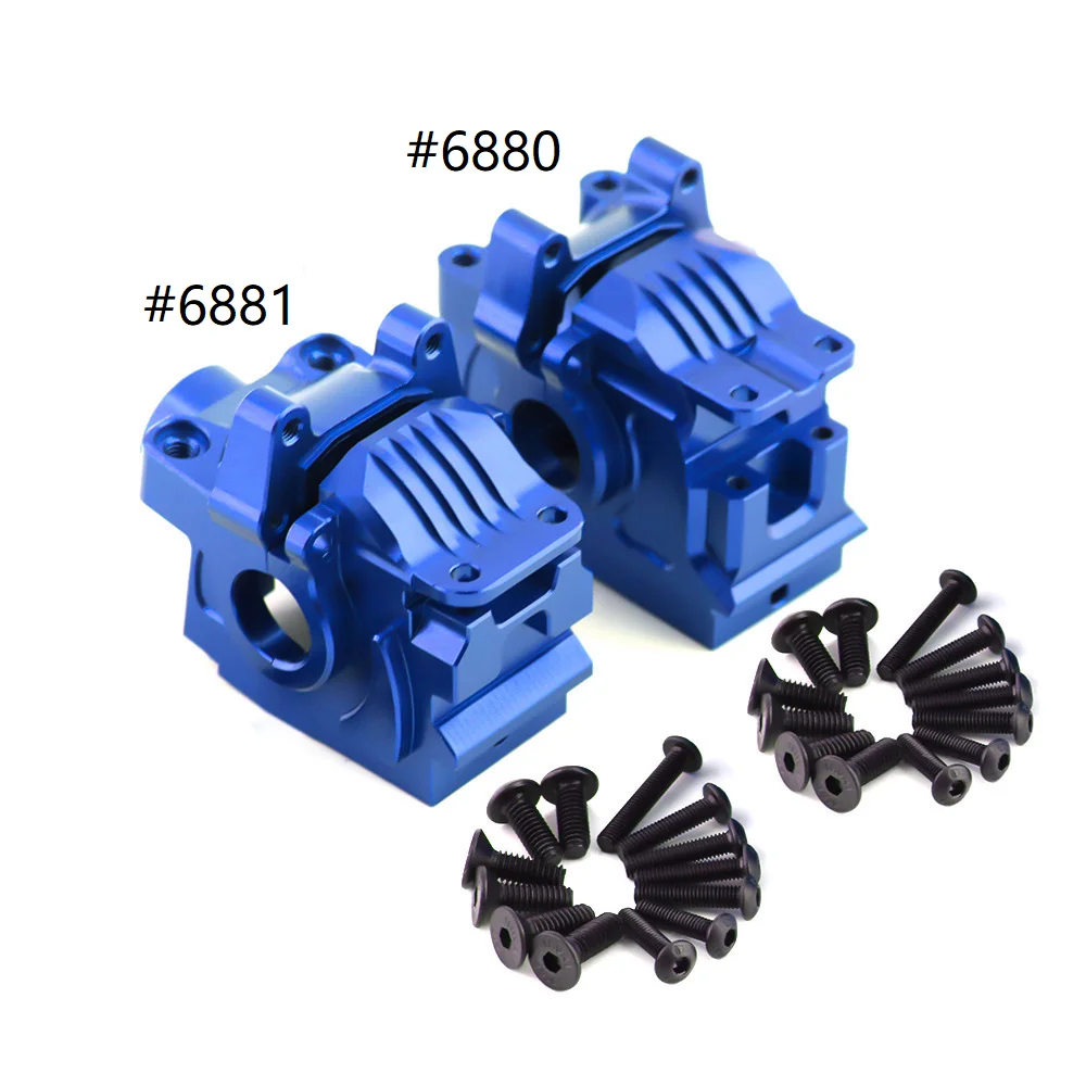 TBSCRC Metal Front And Rear Differential Housing for 1/10 Traxxas Slash 4X4 VXL Rustler Stampede Hoss RC Car Parts