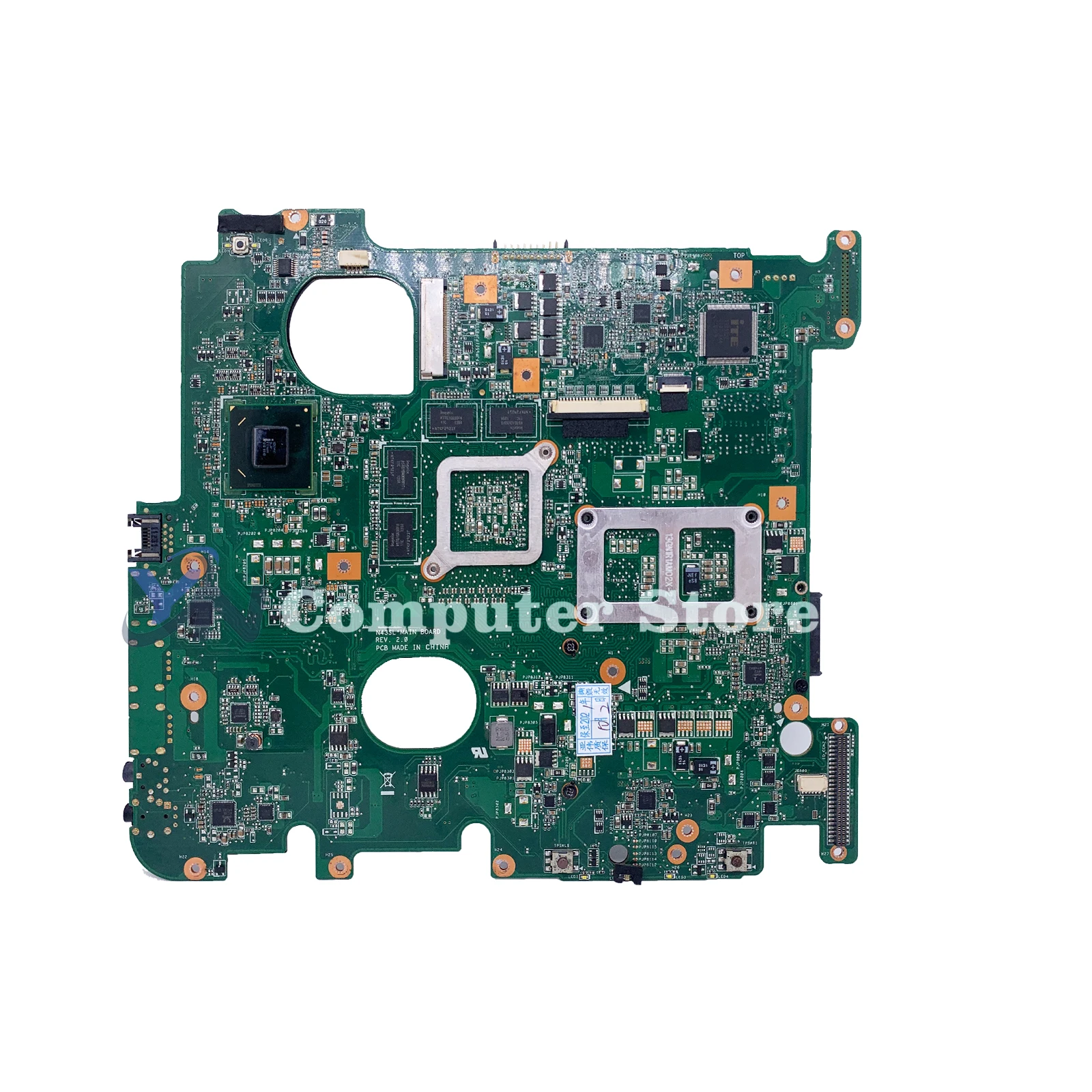 N43S Mainboard For ASUS N43SL N43SN N43SM Laptop Motherboard HM65 GT540M MAIN BOARD 100% TEST OK