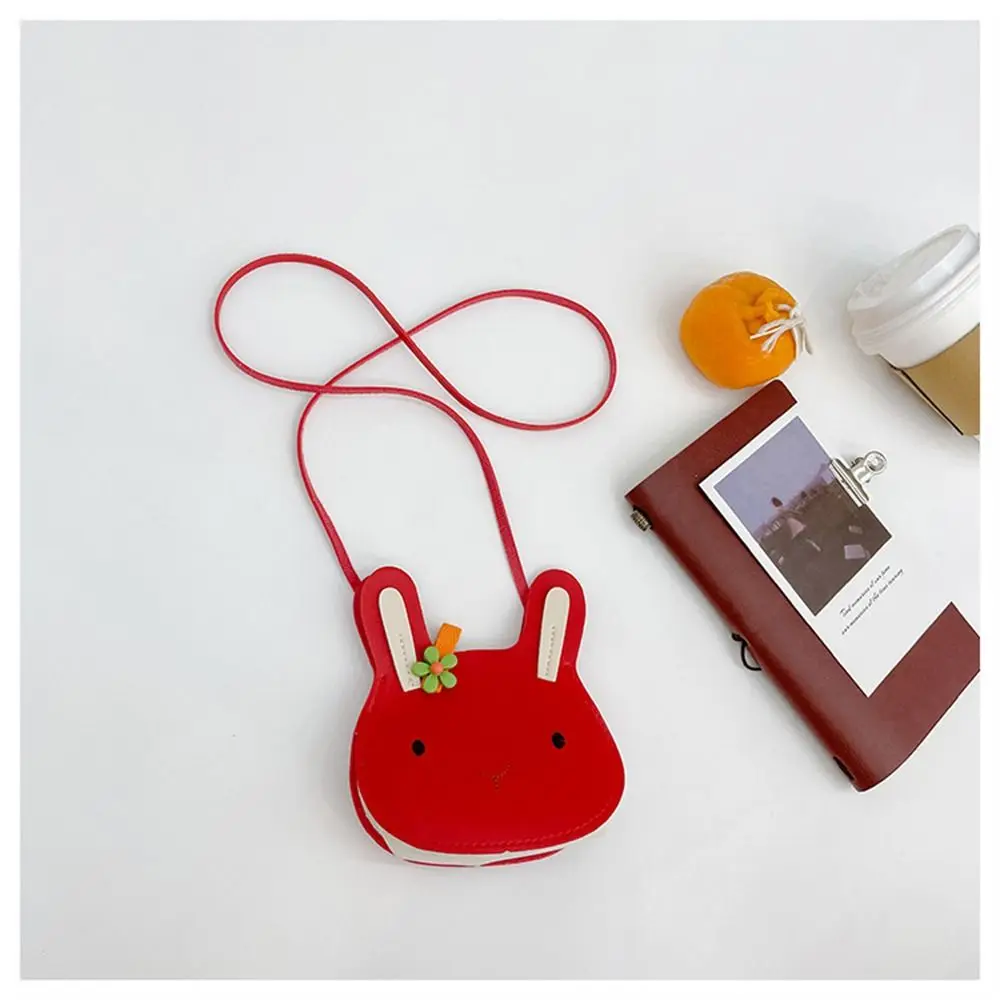 Lovely Mini Shoulder Bag Soft PU Leather Cute Cartoon Handbags Soft Pockets for Children Girls