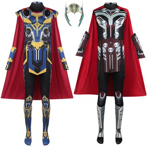 Adult Kid Thor Love and Thunder Movie Thor Deluxe Men Costume