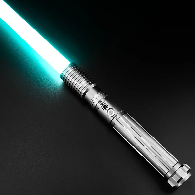 RGB Lightsaber Heavy Dueling Laser Sword 12 Colors 10 Soundfonts Force Fx Foc Blaster Toys