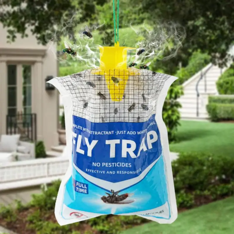 Mosquito and Fly Trap Bag 1Pcs for Quick Setup and Effective Pest Control