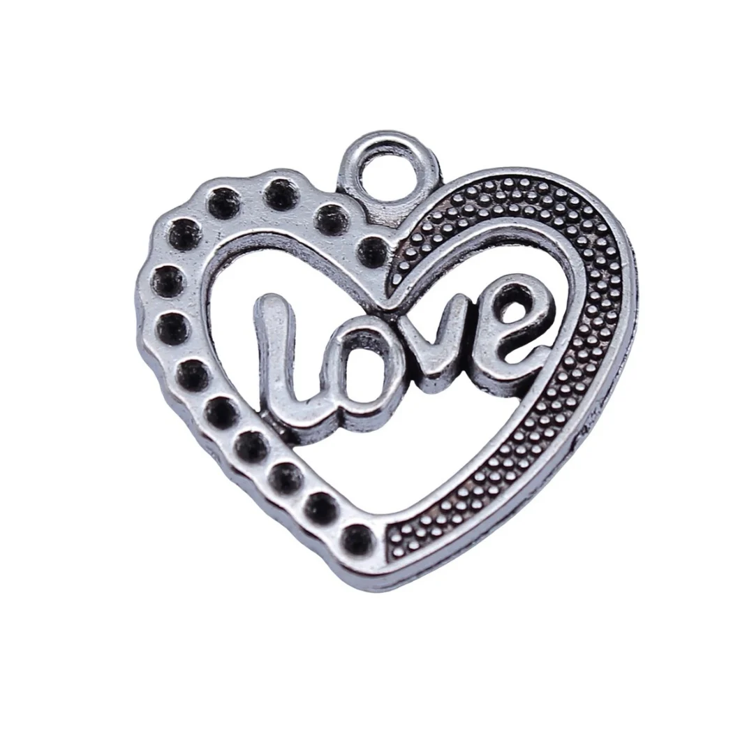 

15pcs 25x25mm Zinc alloy metal tibetan silver plated charm T1315 for jewelry making