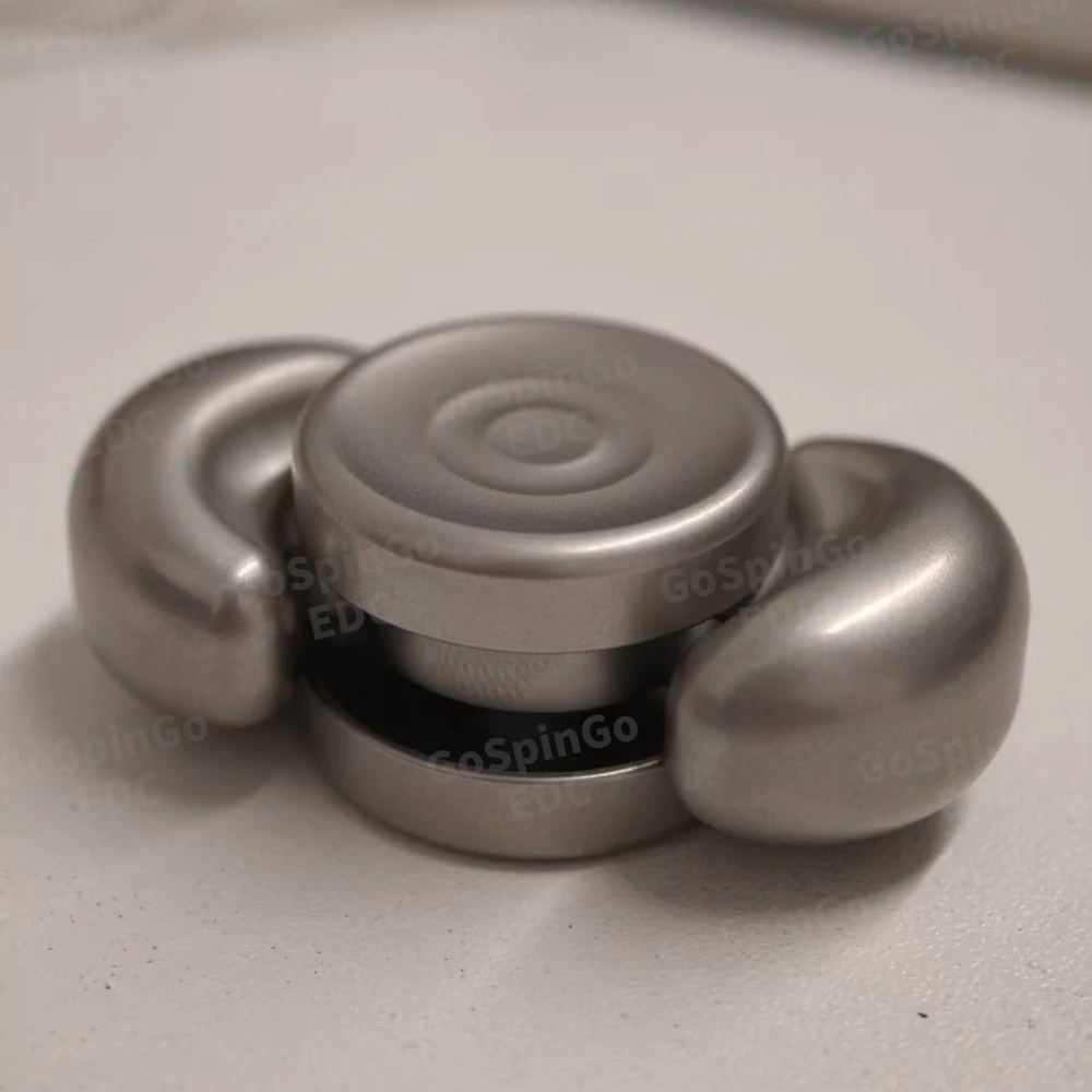 ユニバース EDC エダン フィジェットスピナー ステンレススチール ジャイロ ツーブレード フィジェットスピナー 不安解消グッズ