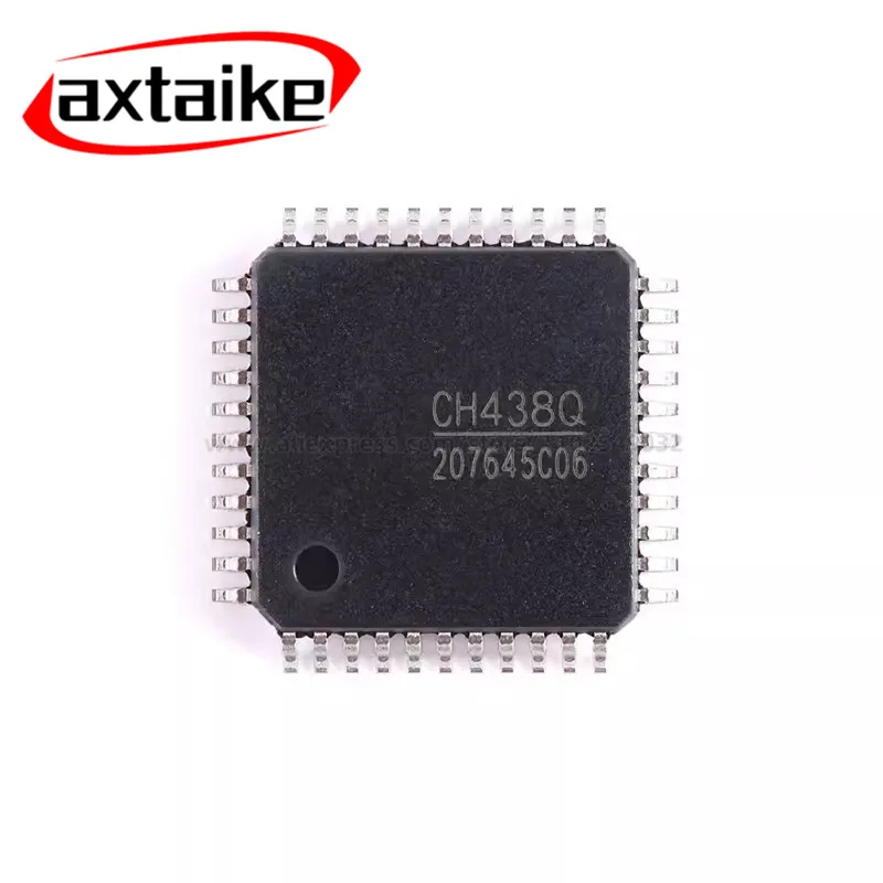 CH438Q CH438 SMD LQFP-44 10x10 8 Chip porta seriale UART IC