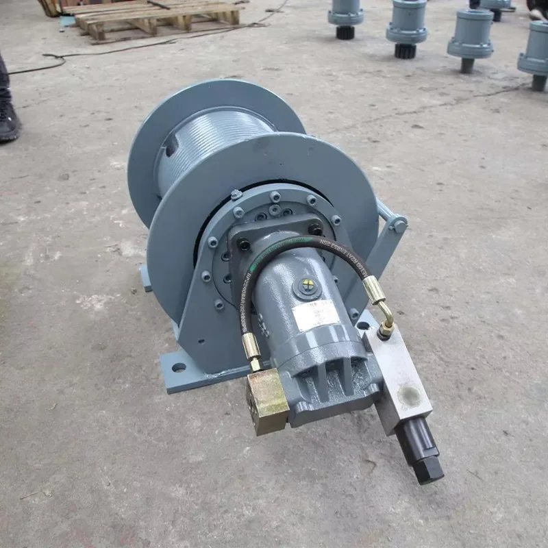 Verricello idraulico sicuro e affidabile a prezzo economico Manutenzione semplice Verricello idraulico da 1 tonnellata 2 tonnellata