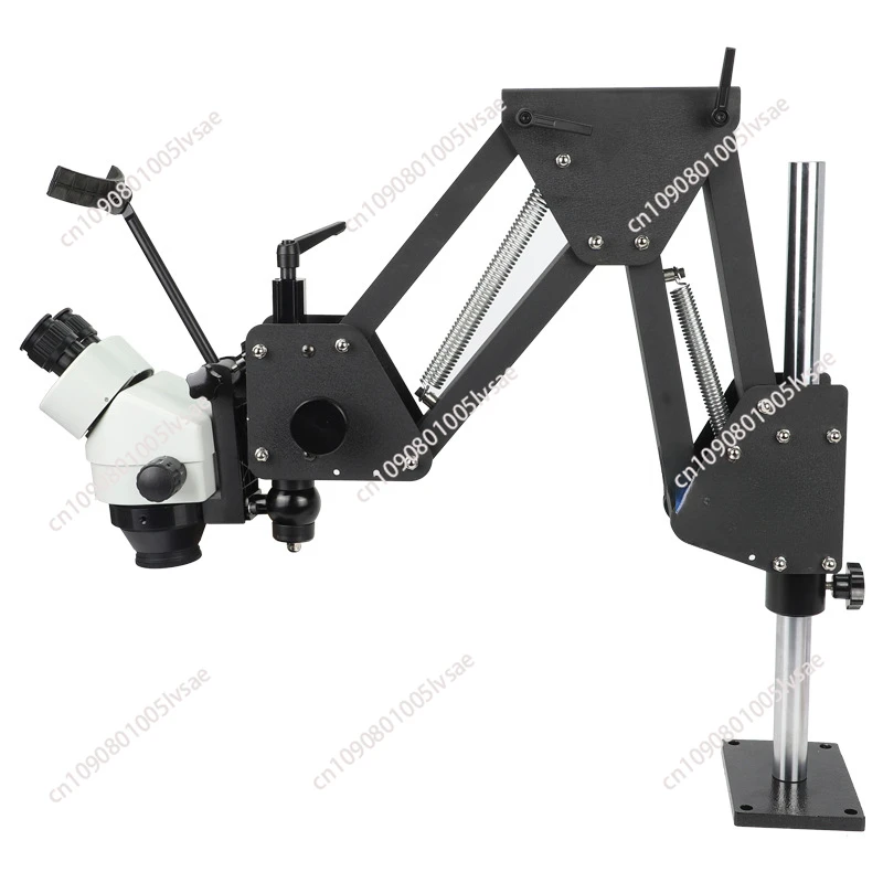 DZQ-1 Multi-angle Telescopic Jewelry Micro-inlaying Machine Spring Bracket Continuous Zoom Microscope Magnifier