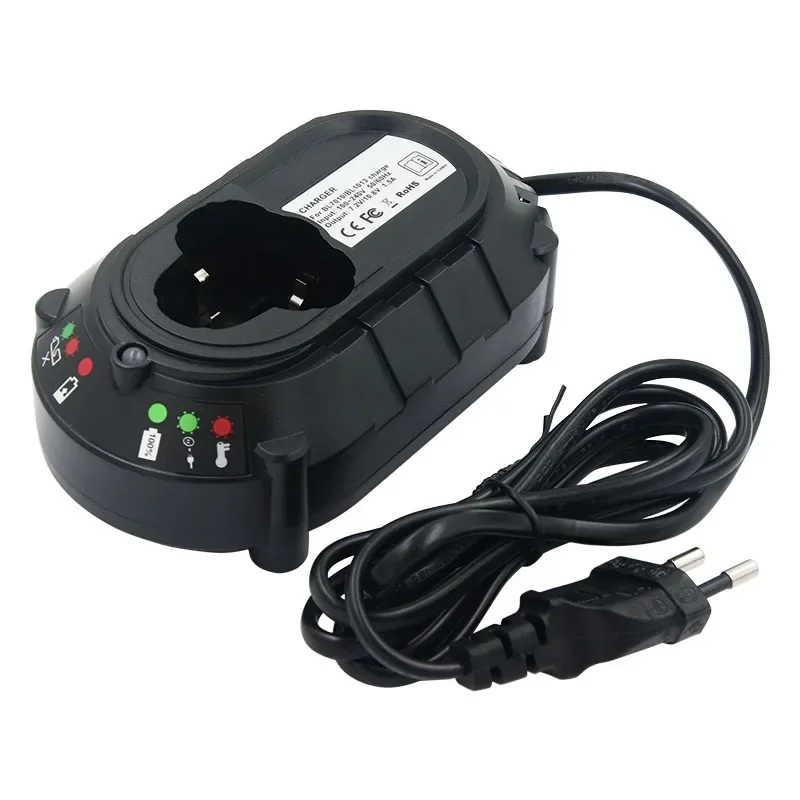 شاحن بطارية ليثيوم AC110-240V ليثيوم أيون استبدال شاحن لماكيتا BL1013 BL1014 10.8 فولت بطارية DC10WA بطارية قابلة للشحن