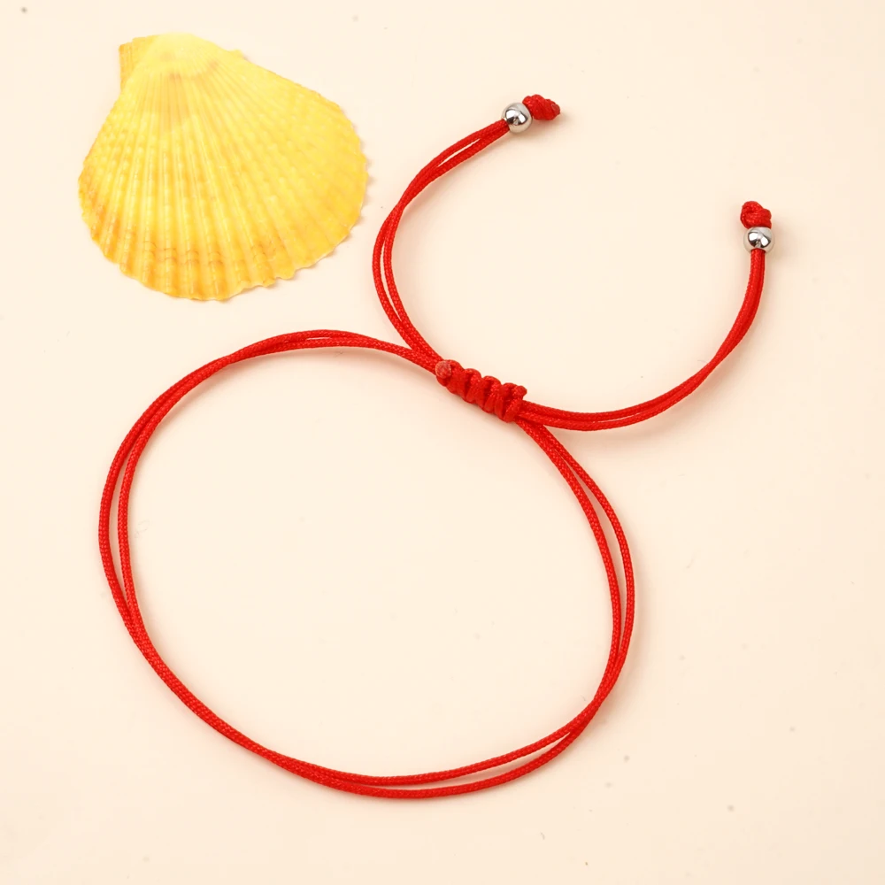 Handmade Boho Red Rope Healing Luck Bracelet