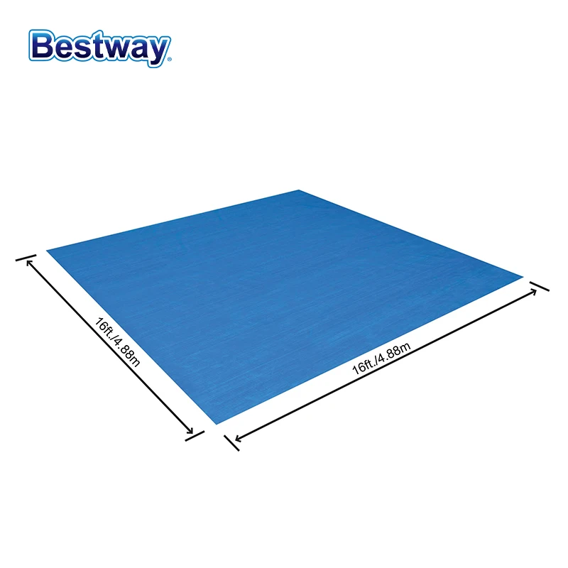 Bestway 58003 Panneaux de sol de piscine Bâche de sol disponible Tapis de piscine, tapis de spa pour piscines de patio, piscines intérieures, spa intérieur