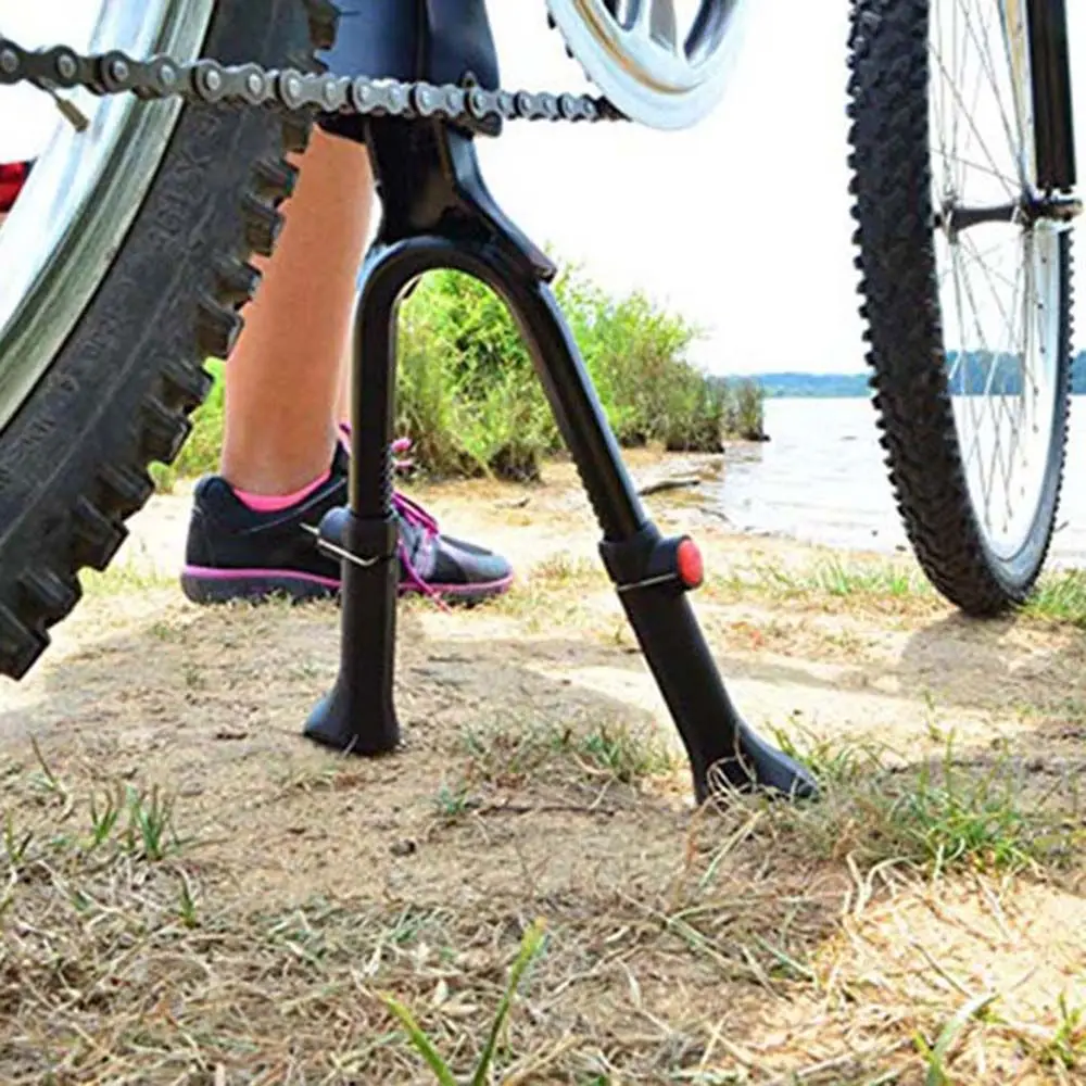 حامل ركلة الدراجة الثقيلة ، مسند دراجة الطريق ، دراجة جبلية قابلة للتعديل ، دعامة دورة الدراجة ، رف وقوف السيارات الخلفي الجانبي