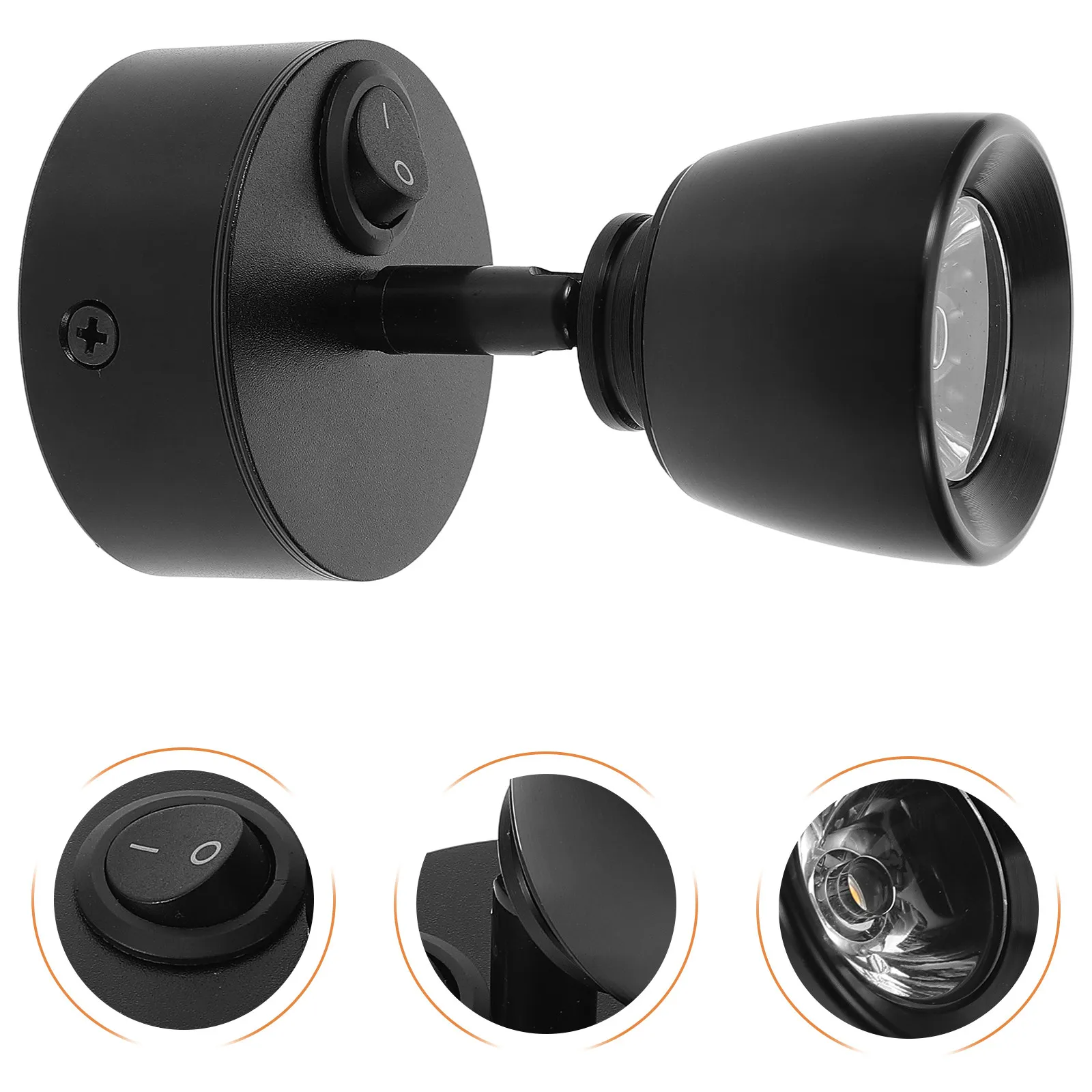 

1Set LED Reading Lamp Wall Mounted Bedside Light Warm Bedroom Decor Wall Light Headboard Reading Lamp Bright Eye Care