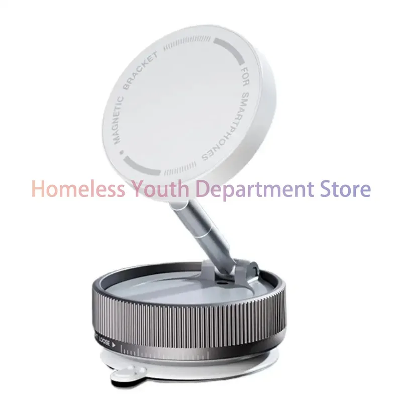 

Vacuum magnetic car mobile phone holder - car navigation suspension folding rotary suction cup - home car dual-use