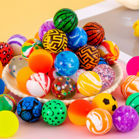 Rubber Bouncy Balls Kids Toys For Vending Machines Mixed Pattern Balle Rebondissante 32MM Party Favors Birthday Gifts