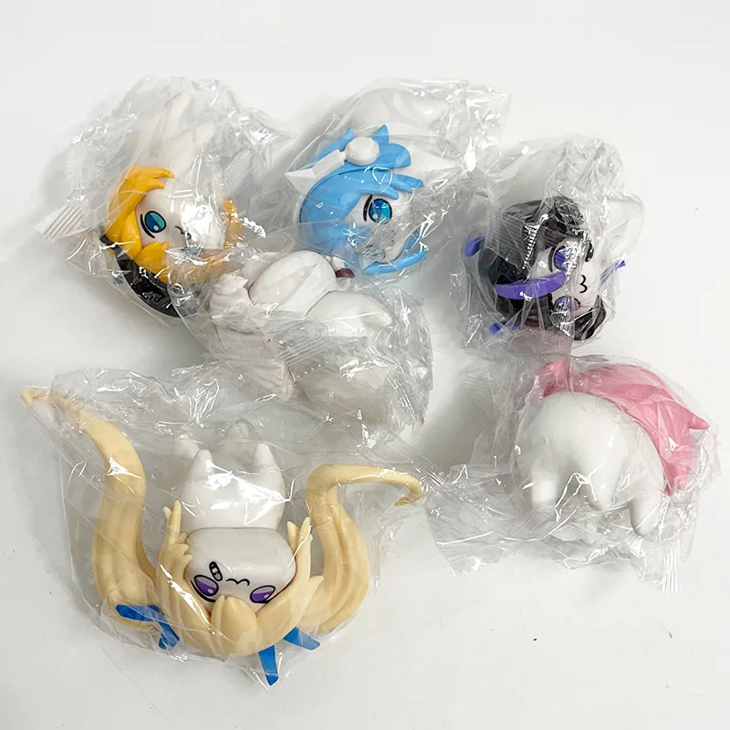 6 قطعة/المجموعة Q نسخة Nikke Doro Pvc أنيمي شخصية التماثيل سطح المكتب الحلي نموذج جمع تمثال لطيف فتاة لعبة هدية الكريسماس