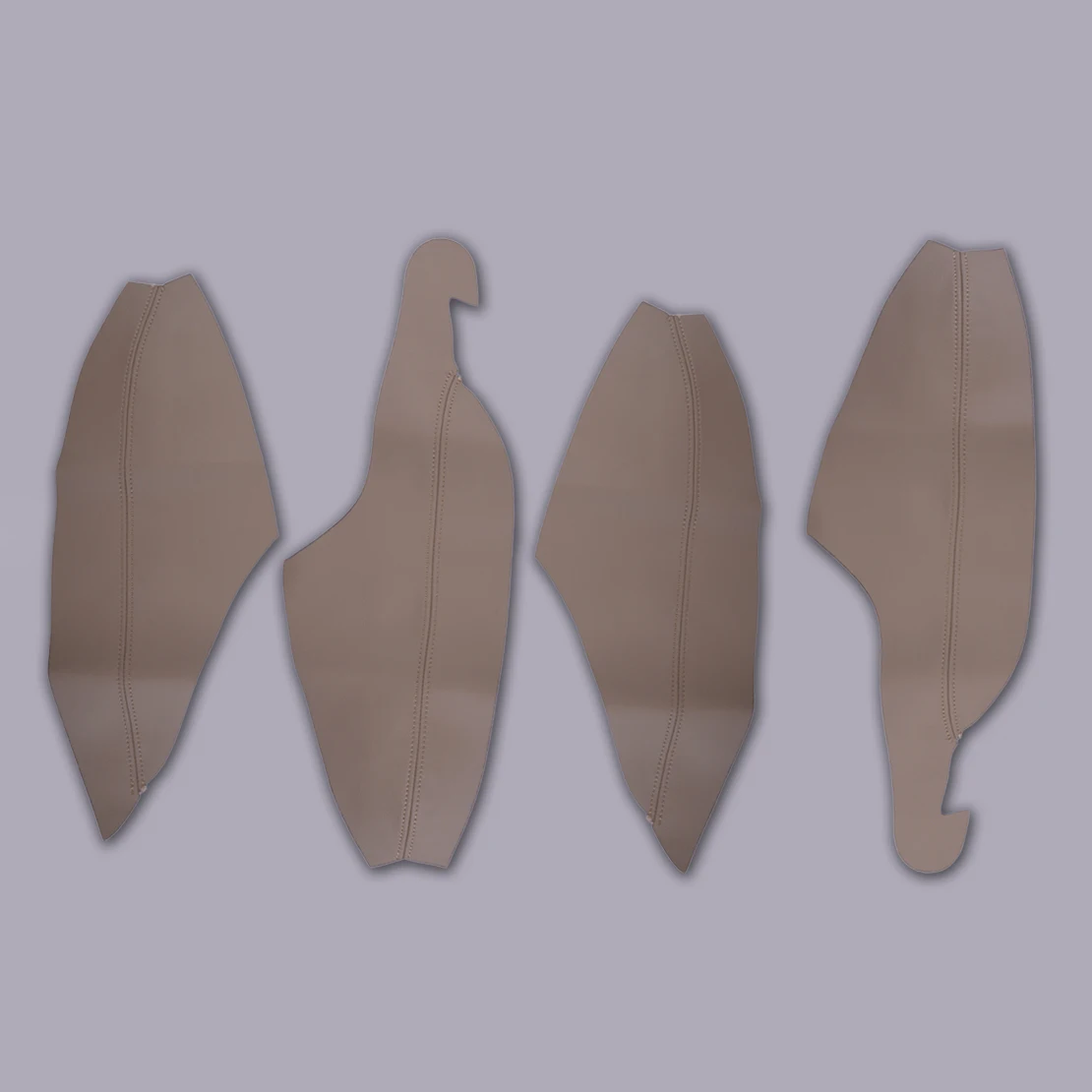 

4pcs/Set Interior Door Armrest Panel Trim Cover Beige Microfiber Leather Fit for Toyota Corolla 2020 2021 2022