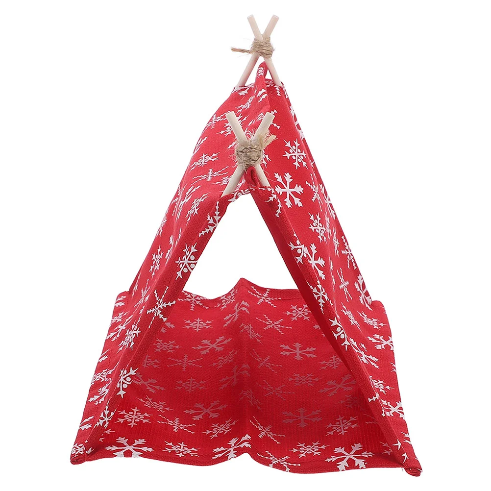 Mini Christmas Tent Miniature Pretend Play Tent Dollhouse Miniature Camping Tent Dollhouse Pretend Furniture Camping Accesso