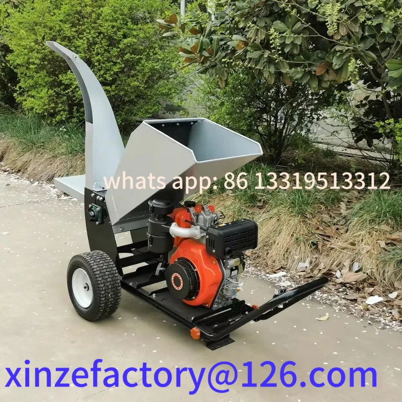 

Customizable diesel shredder branch wood shredder