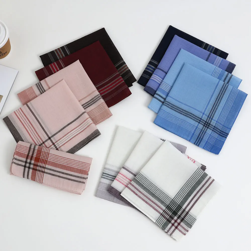 12 Packs of Men's Handkerchiefs, Wedding Season, Wedding Souvenirs, Suit Decorative Flap Pocket Pants Squares, Placemats, Unisex