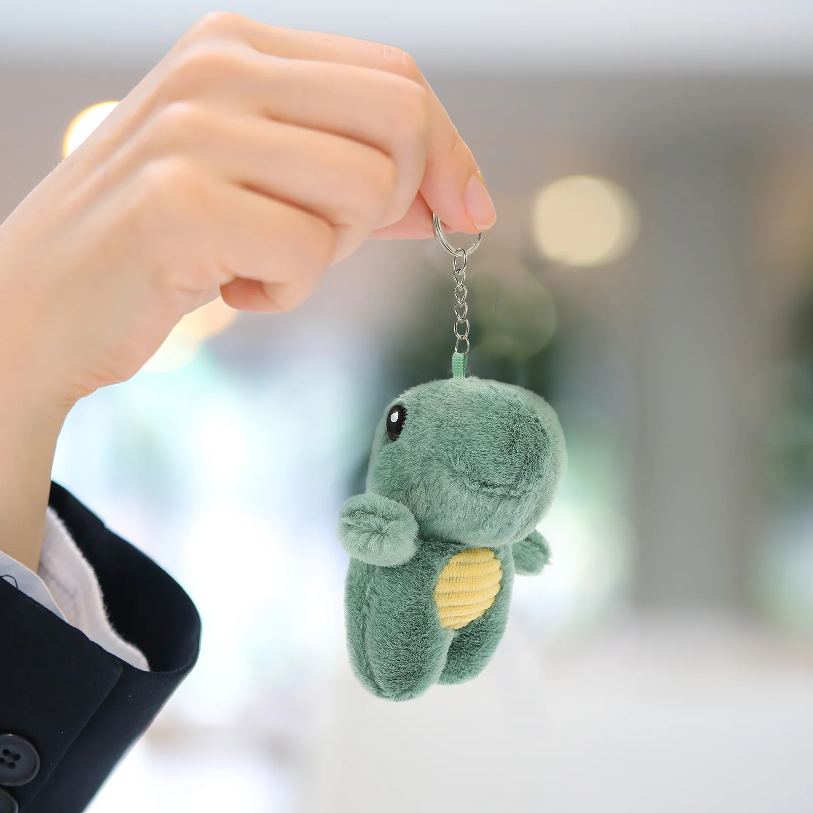 Dinosaur Plush Keychain Backpack Pendant Toy Fob Holder Aesthetic Keyring Cute Keychains For Women