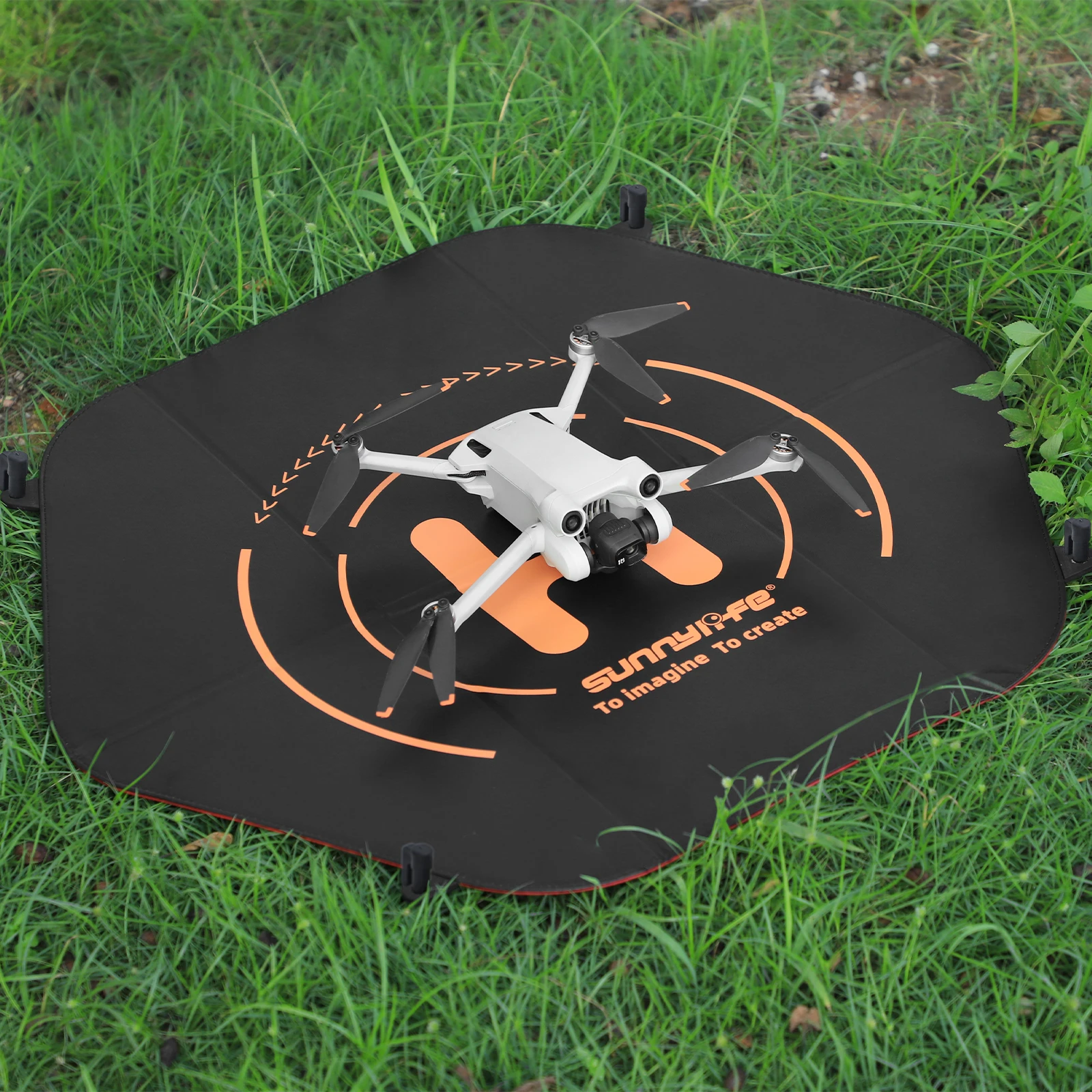 Sunnylife for DJI Avata parking apron Folding Landing Pad Mini3 Pro Waterproof Landing Pad 60cm with floor nail-G