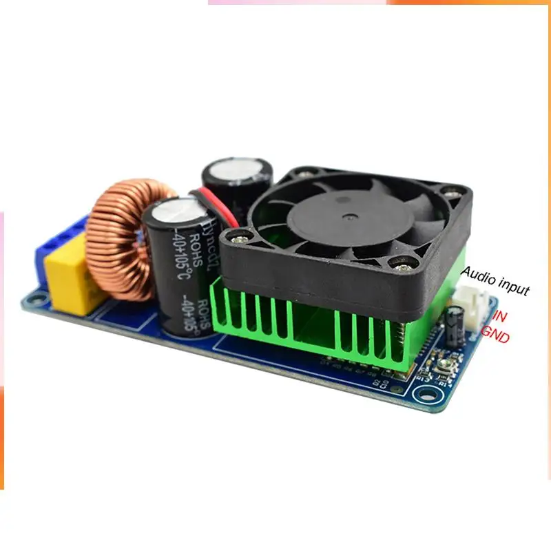 A92Z 2X HIFI Power IRS2092 500W Mono Channel Digital Power Amplifier Board Class D Stage Power Amplifier Board I3-007