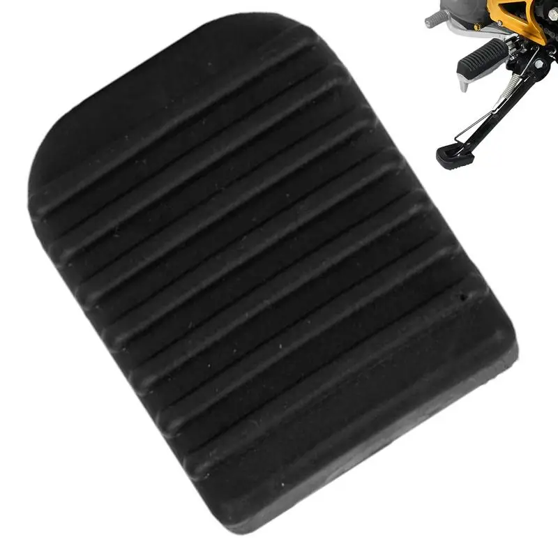 

Motorcycle Stand Pad 5x6x2cm Soft Rubber Kickstand Support Plate Anti-slip Pads Outdoor Parking Motorbike Foot Side Stand Base