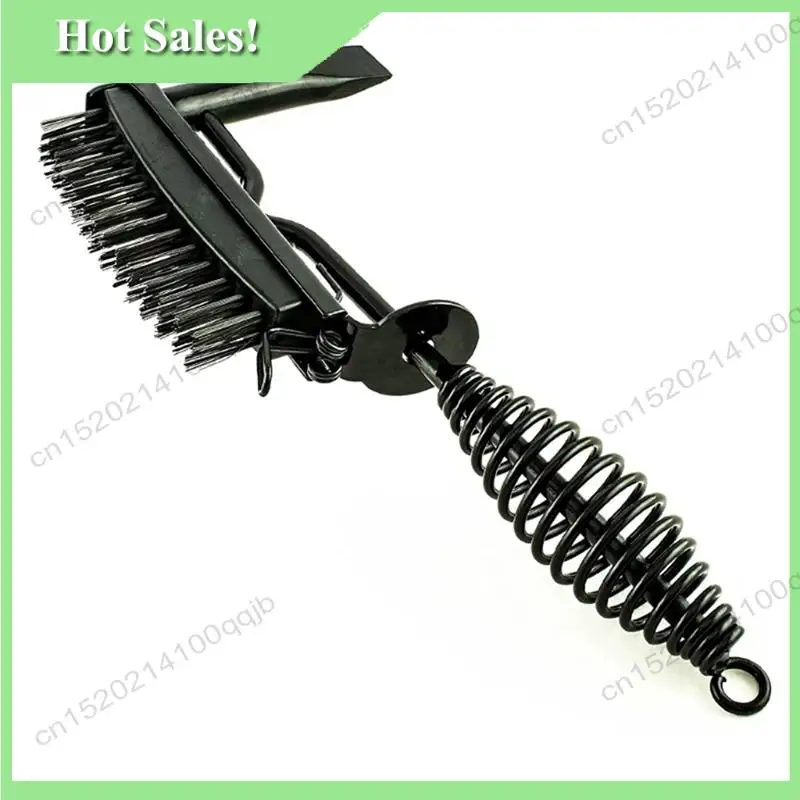 

-FDDT For Household Use Spring Handle Brush Welding Hammer Knocking Slag,Rust Removal Tool