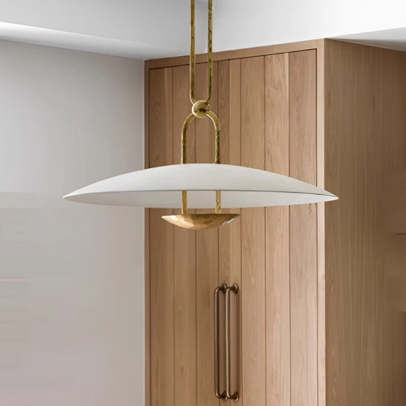 American Retro Art LED Wall Pendant Lights Modern Minimal Umbrella Chandelier Lamps Home Decor Room Villa Lobby Lighting Fixture