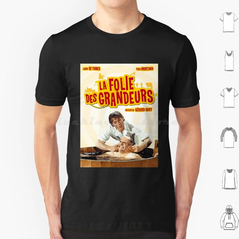 La Folie Des Grandeurs ( Delusions Of Grandeur )-1971 Classic Louis De Funes Comedy Movie Poster T Shirt Cotton Men Women Diy