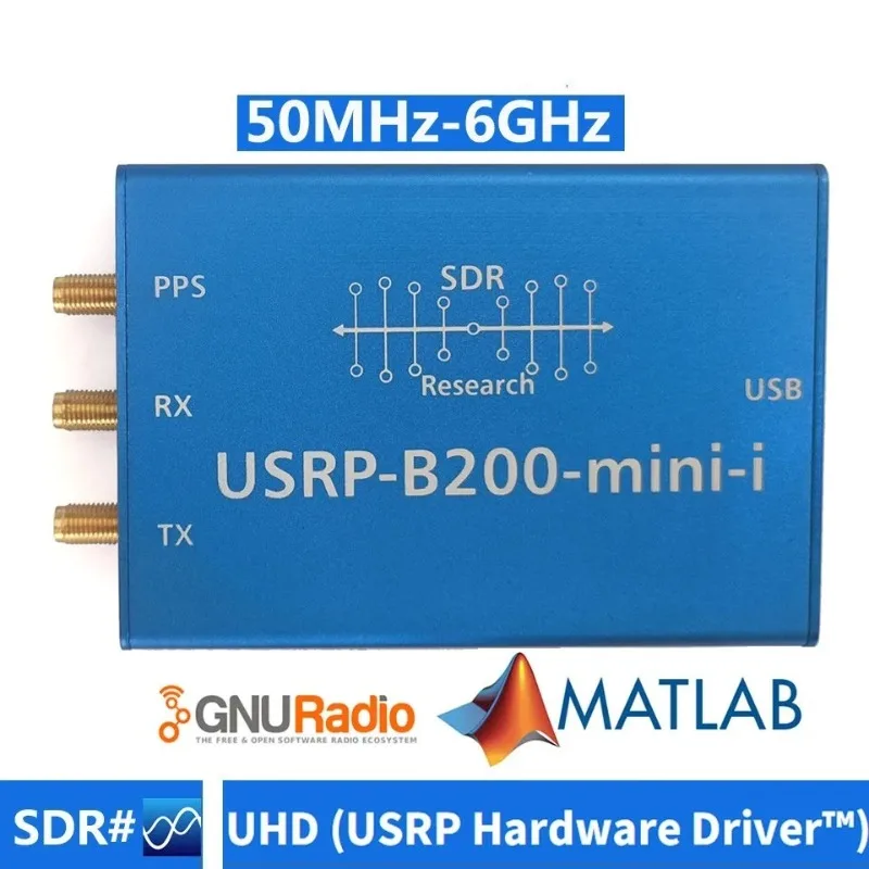 B210 B200 B205 Mini 70MHz- 6GHz Software Radio SDR RF Development Board Compatible with USRP Ettus B200Mini/B210 Support UHD
