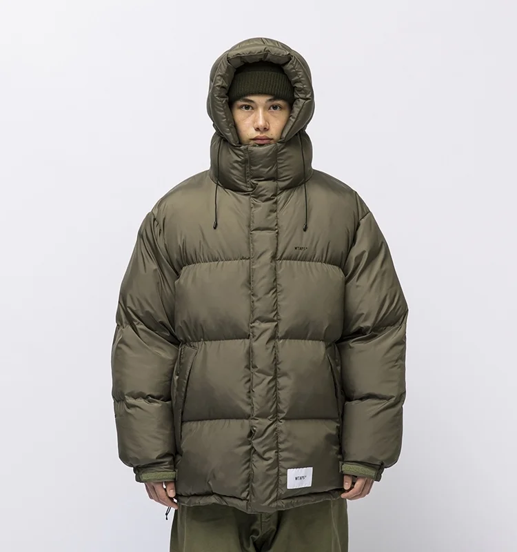 wtaps Xishan Cheri tide outdoor popular mid-length hooded down jacket thick, warm and waterproof