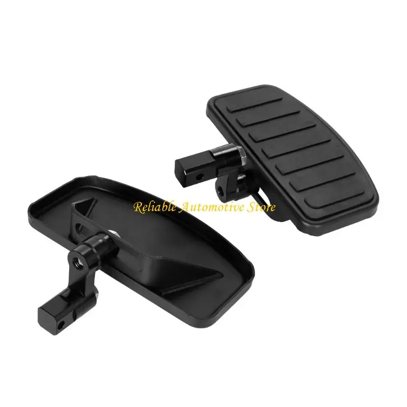 M68B Motorcycle Foot Peg Replacements Non Slip Rubber Foot Pegs Set for Series Ergonomic Design Enhanced Ride Comfort