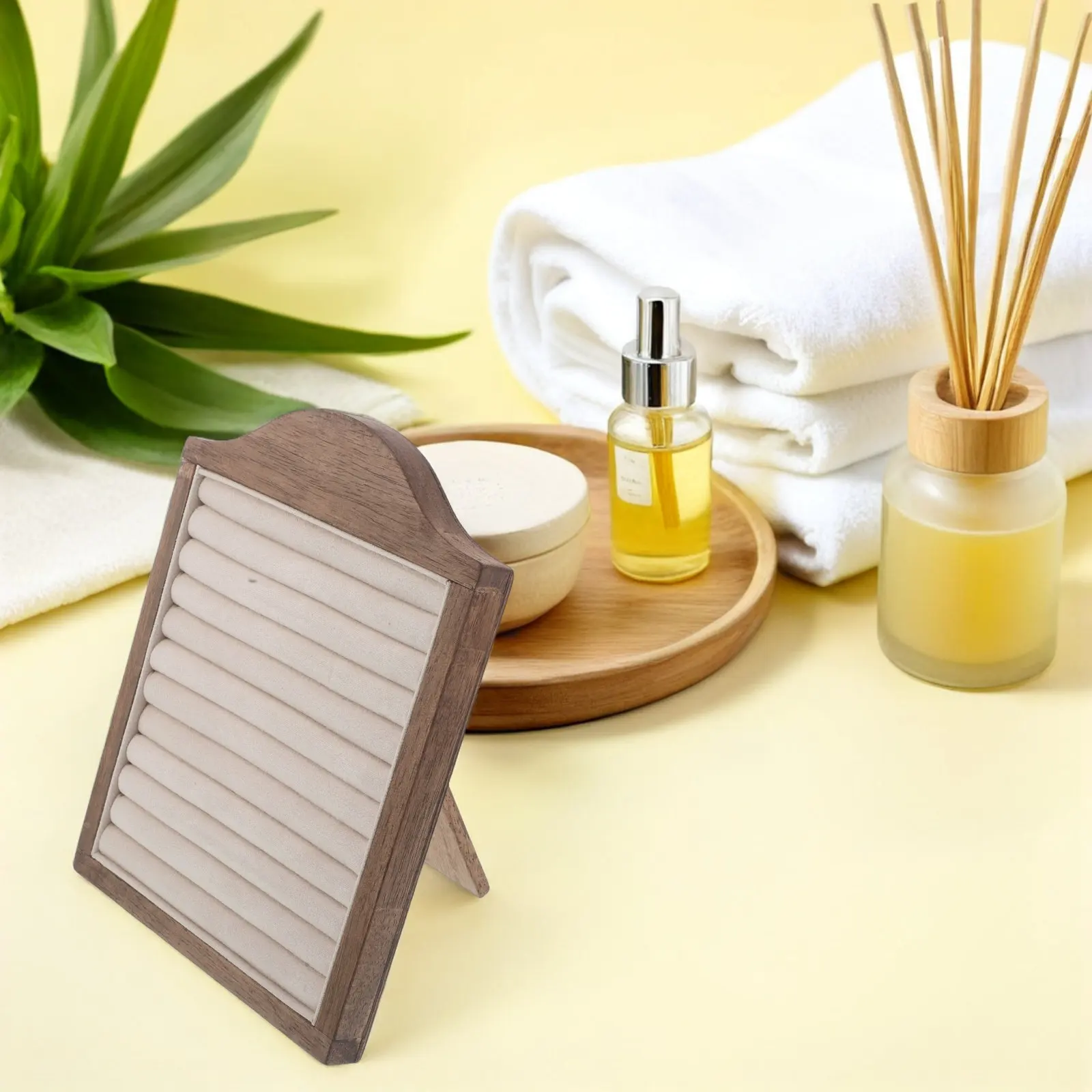 

Деревянная подставка для колец, органайзер для украшений, натуральное массивное дерево, держатель для колец для магазина, дома, свадьбы, демонстрационная подставка для ювелирных изделий