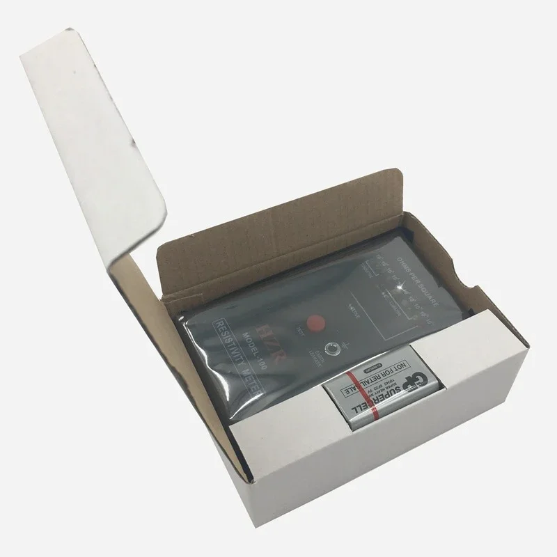 Imagem -06 - Modelo-resistência Resistividade Medidor Eletrostática Static Electricidade Tester Esd 100 Superfície