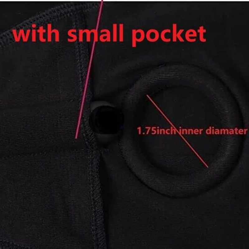 Strap on Boxer Briefs with Bullet Vibe Pocket and Silicone O-Ring Diameter 4.5cm Harness Boxers Strapon Panties for Adult Play