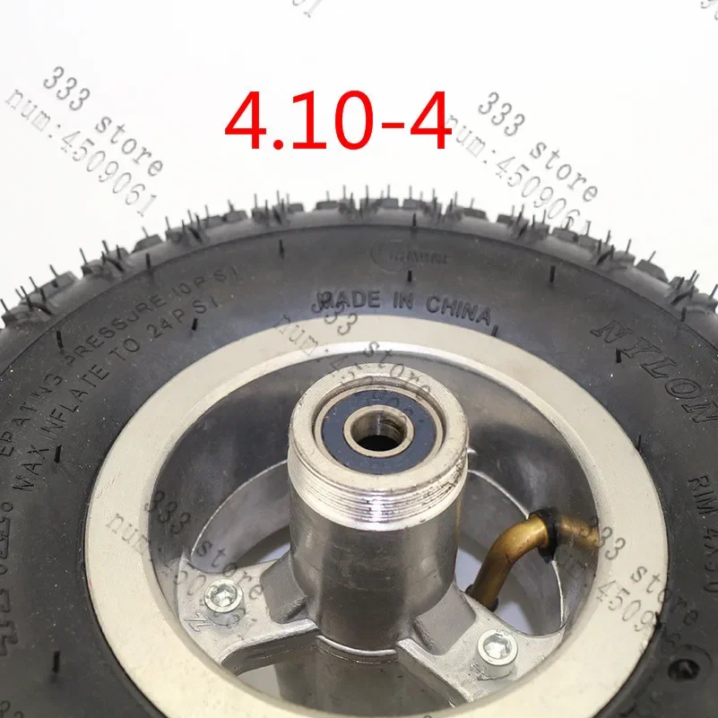 4.10-4 tire 4  inch  wheel inner tube hub rims for electric tricycle scooter 4 wheeled vehicle ATV    Quad Go Kart 47cc 49cc