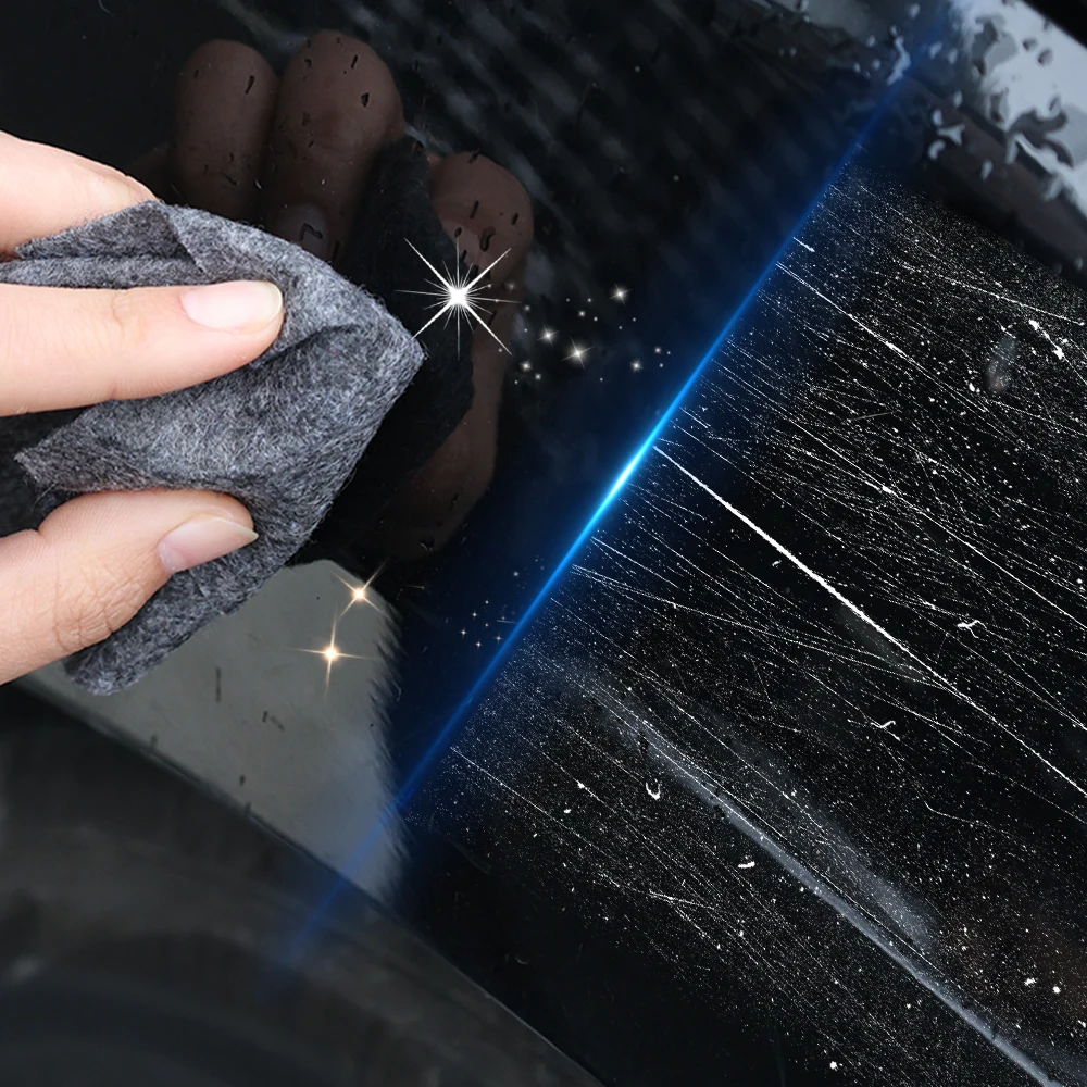 Car Polishing Cloth Nano Sparkle Scratch Repair Tools Multifunction Nano Magic Cloth Scratch Remover Car Accessories