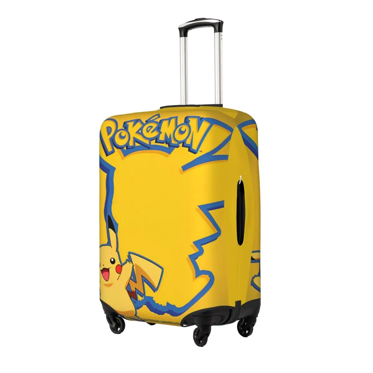 Pokemon Pikachu Anime Suitcase Cover Travel Holiday Useful Luggage Accesories Protection