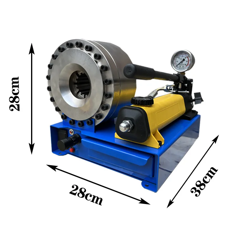 آلة تقليص الأنابيب الهيدروليكية اليدوية آلة قرصة يوتيوب ذات الضغط العالي قفل خرطوم محمول منزلي صغير #5