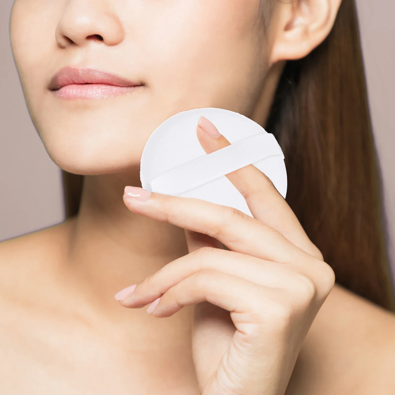 20Pcs Small Makeup Face Cosmetics Puff Comfortable Loose Powder Pad Girl Tool Makeup Accessory Girl Puff