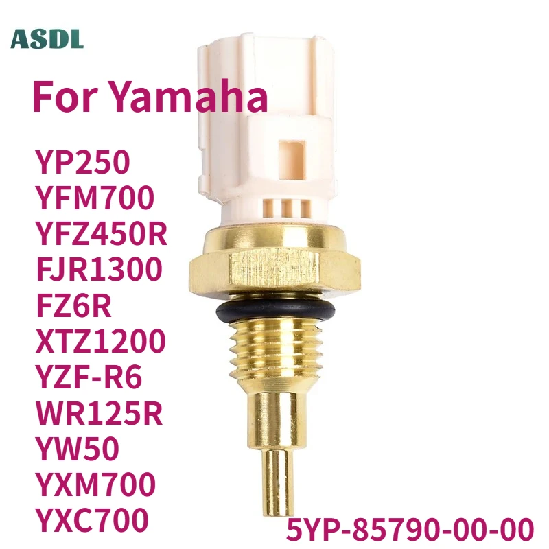 For Yamaha YP250 YFM700 YFZ450R FJR1300 FZ6R XTZ1200 YZF-R6 WR125R YW50 YXM700 YXC700 Motorcycle Water Temperature Switch Sensor
