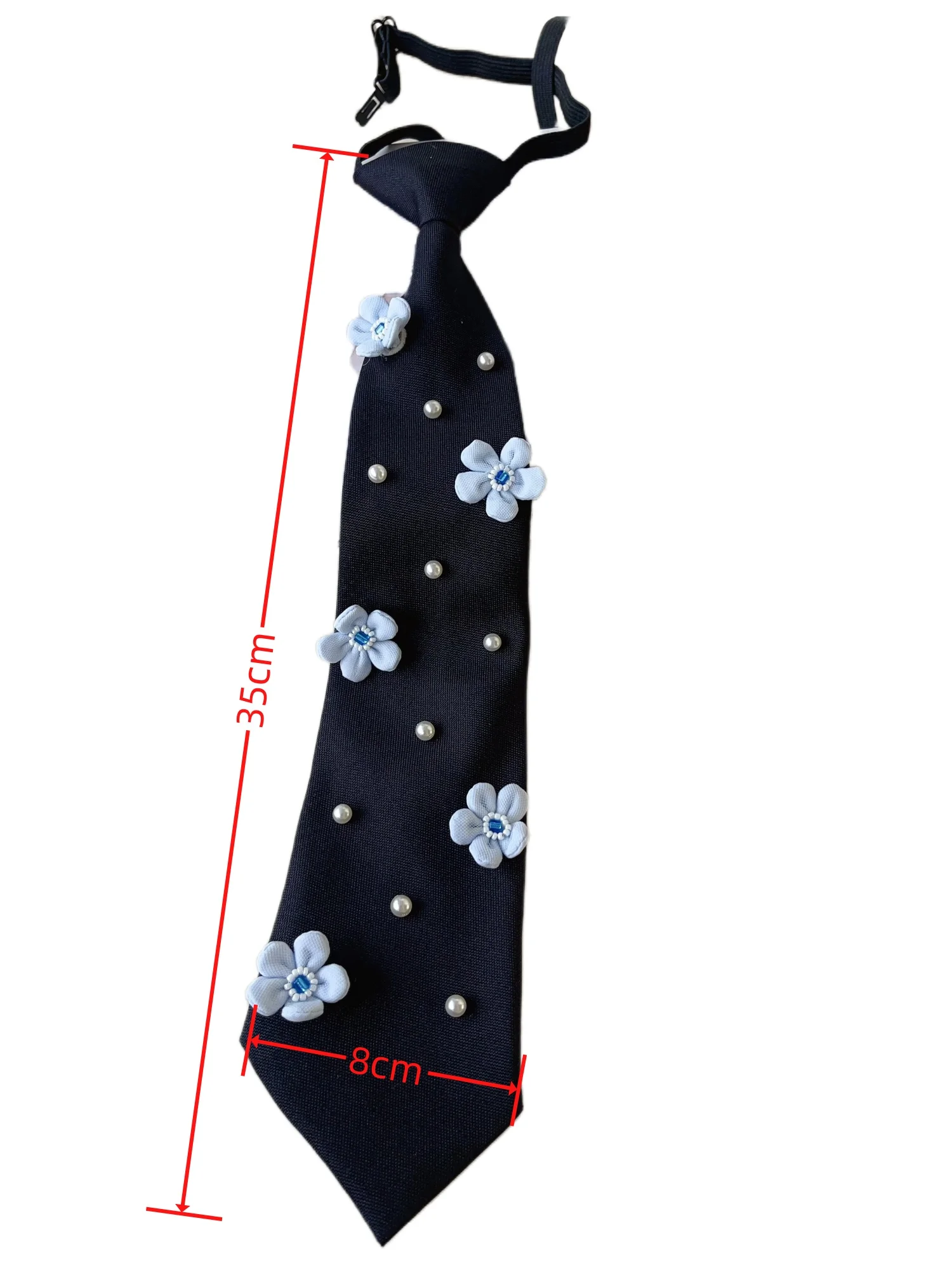【2025 Neue Kollektion im Sanften Stil】Stoffblumen-Perlen-Dekoration Damen-Krawatte für Abendpartys, Verstellbares Halsband, Leichter Luxus, Doppelnutzung, Vielseitiges Frühlings-/Sommer-Accessoire, Elegantes Accessoire – Detail 7