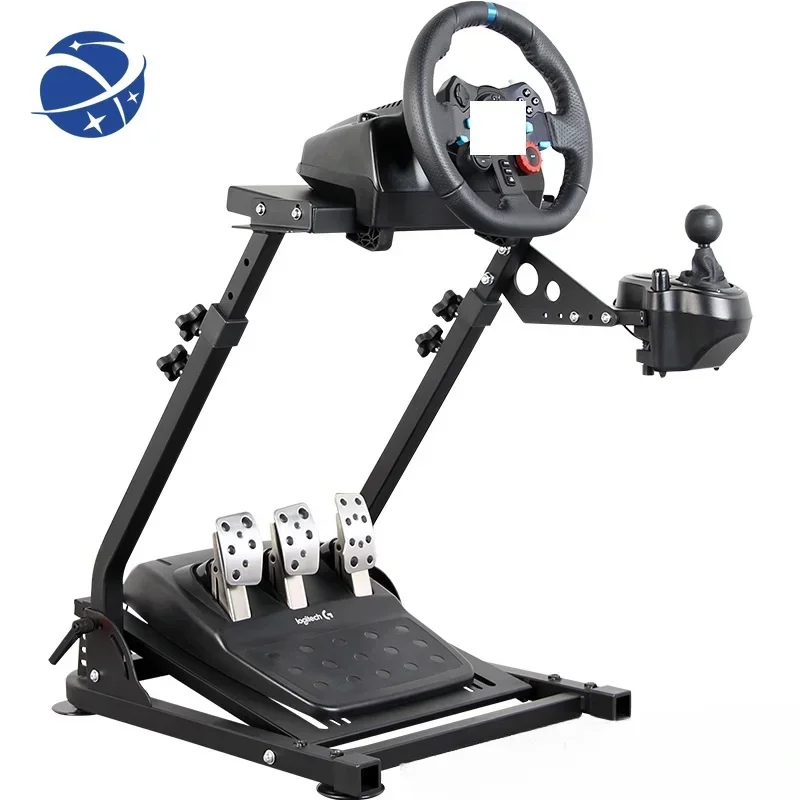 YYHC game steering wheel bracket GG29 G920 T300T500 PXN V9 V10  ATR foldable stand for racing wheel UPDATED VERSION