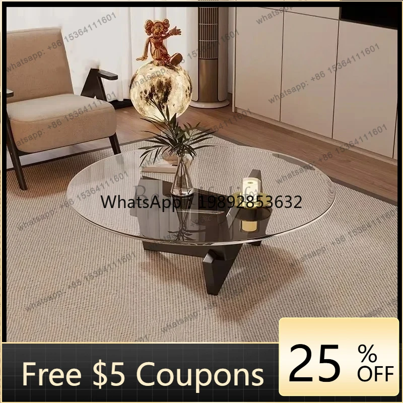 

W2 Minimalist Living Room Coffee Decorative Design Acrylic Glass Coffee Tables Acrylic Mesas De Centro Para Sala Furniture