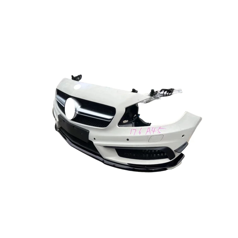For for A45 W176 Front Bumper Assembly with Radiator-Remanufactured Bolt-On Installation Protection & Decoration