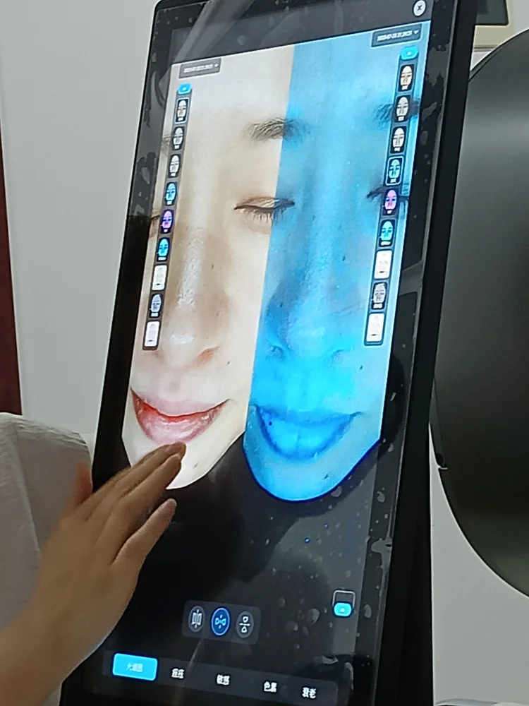 

21.5 Inch X5 Facial Skin Analyzer Machine 3D AI Scalp Analyser Multi-Language AI Facial Skin Analysis Scanner for Beauty Care