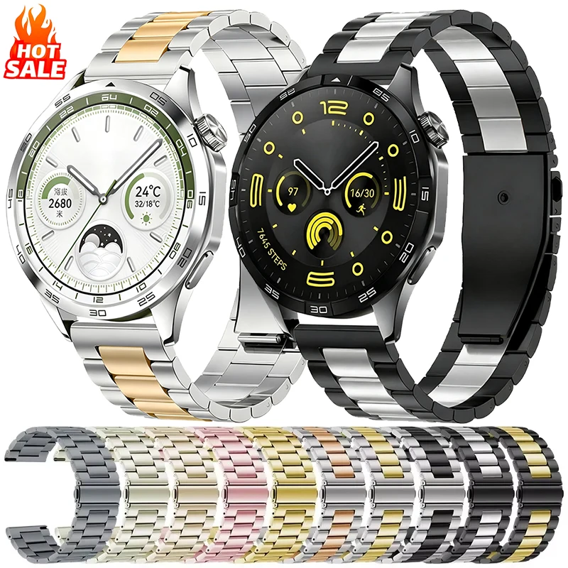 20/22 mm Metallarmband für Huawei Watch GT6/5 Pro GT4/3 4Pro 5 46 mm Edelstahlband für Samsung Galaxy 7 6 5 4 6Classic Active