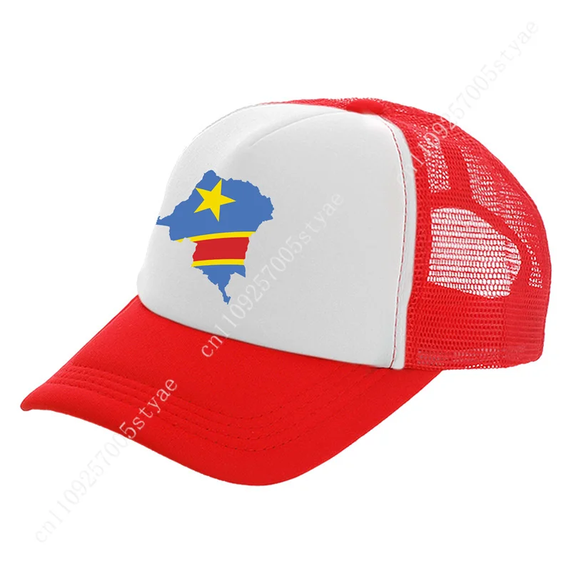 Democratic Congo Trucker Caps Man Woman Baseball Cap Fashion Sunhat Adjustable Snapback Hat Outdoor Dad Hats