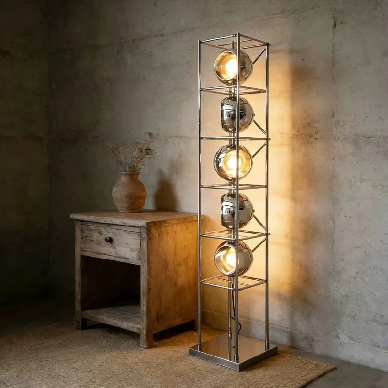 Industrial style Bauhaus lamps, living room bedroom table lamps, designer model room exhibition hall high-end atmosphere floor